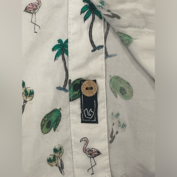 Burnside Cotton Shortsleeve Buttondown *Good Cond*. Size L - Picture 5 of 7